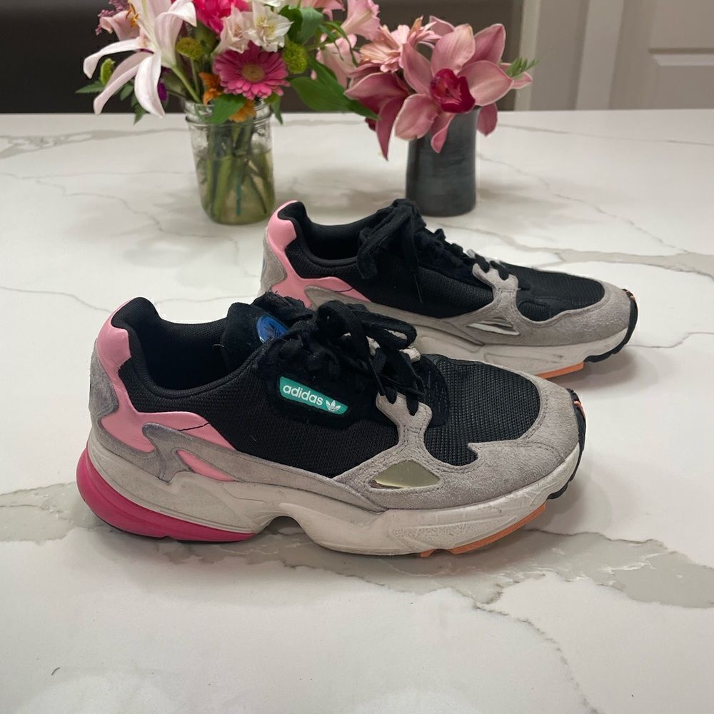 Adidas multicolor runners shoes size 7
